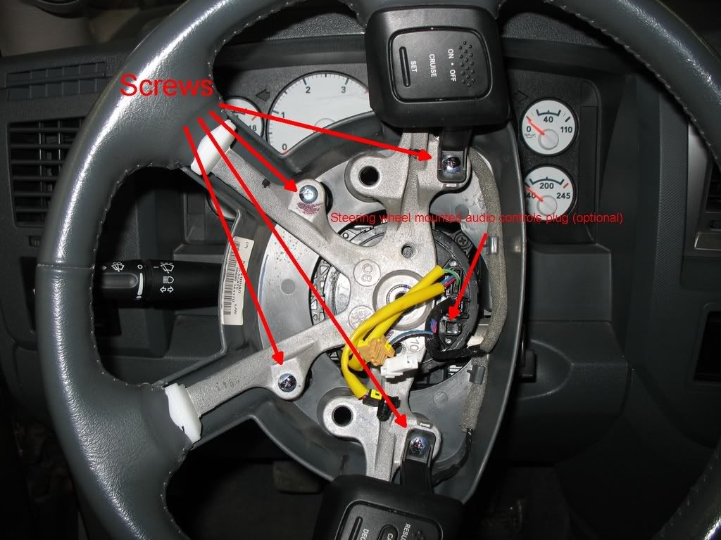 How to Steering wheel removal Dodge Cummins Diesel Forum